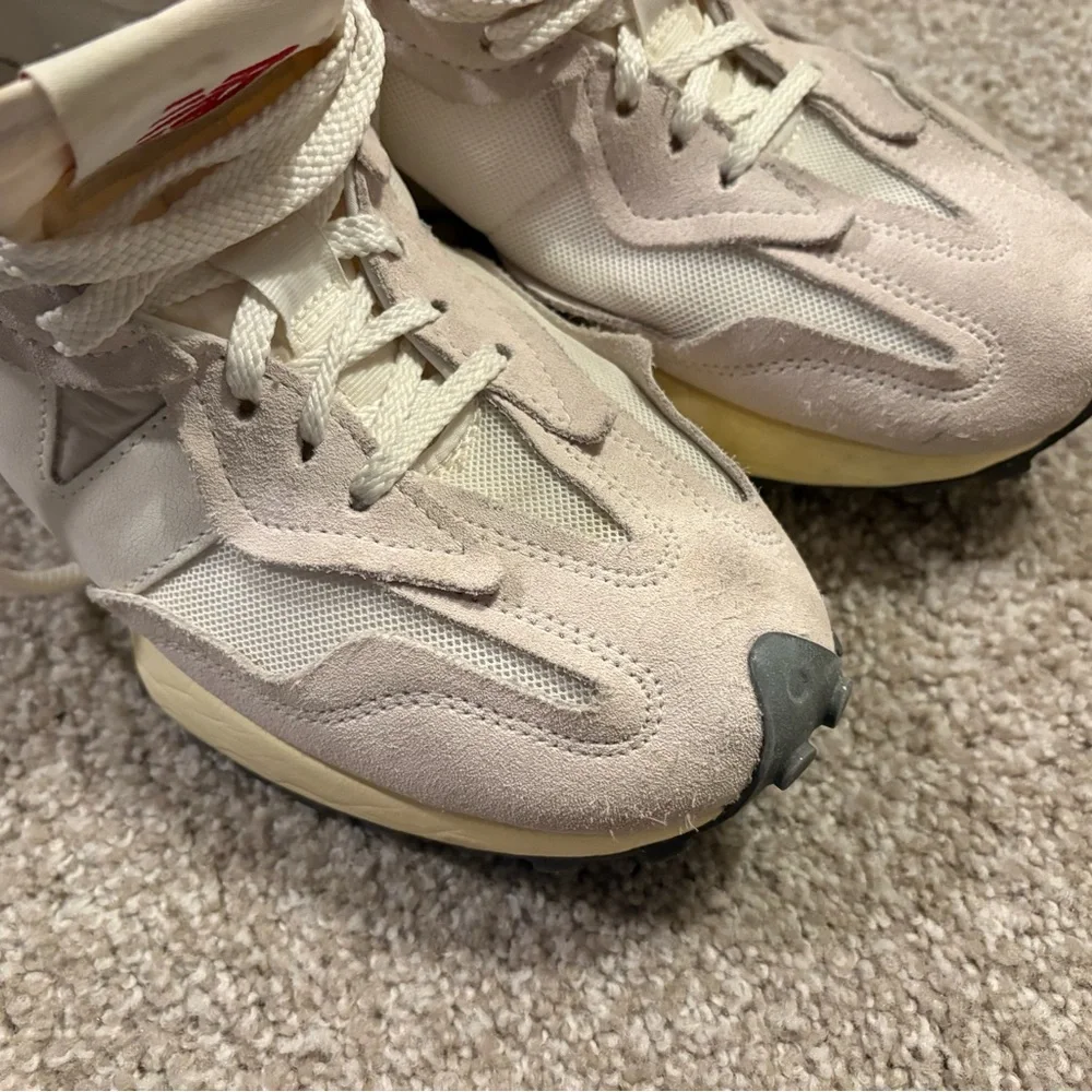 New Balance 327 Sea Salt Raincloud Sneaker Unisex 9 Mens 10.5 Womens - Picture 10 of 11